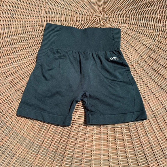 AYBL Jewel Green Ribbed Waist Shorts - Picture 1 of 2